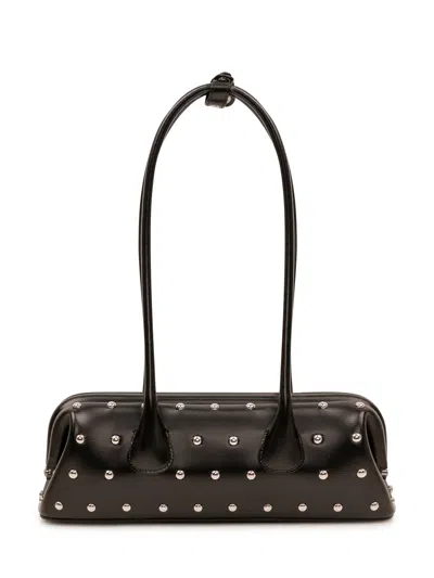 Osoi Studded Mini Shoulder Bag In Black Stud