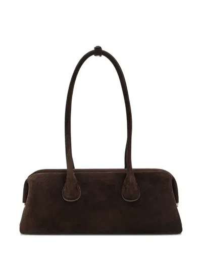 Osoi Suede Top-handle Shoulder Bag In Brown