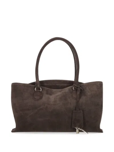 Osoi Suede Tote Bag In Brown