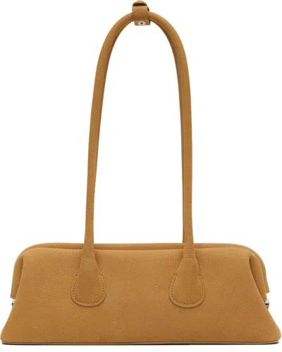 Osoi Tan Boat Wide Mini Bag In Nubuck Caramel