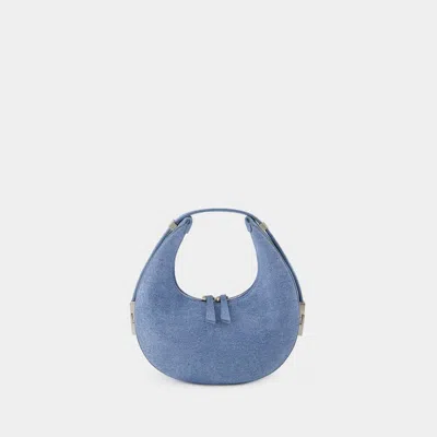 Osoi Toni Mini Handbag -  - Denim Sky - Suede In Blue