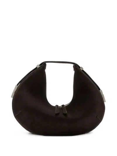 Osoi Toni Suede Shoulder Bag In Brown