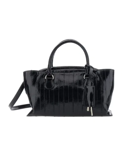 Osoi Top-handle Shoulder Bag With Dual Handles In Brown