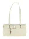 Osoi Mini Shoulder Bag With Decorative Belt In White