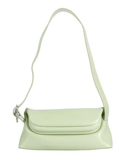 Osoi Woman Shoulder Bag Light Green Size - Cow Leather