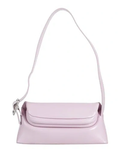 Osoi Woman Shoulder Bag Lilac Size - Cow Leather In Purple