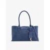 Osoi Womens Suede Navy Shell Brot Suede Tote