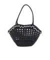 Osoi Woven Shoulder Bag In Black