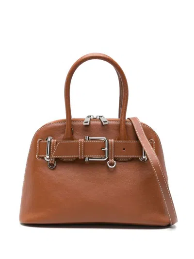 Osoi 'zip Brocle Mid Tan' Camel Handle Bag In Brown