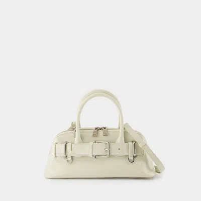 Osoi Zip Brocle Mini Shoulder Bag In White