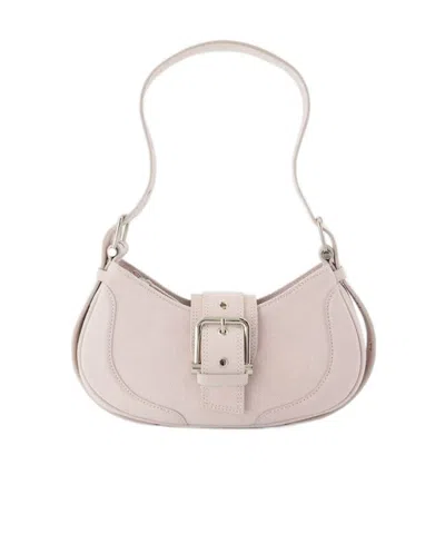 Osoi Hobo Brocle Shoulder Bag -  - Leather - Pink In Nude