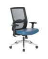 Osp Home Furnishings Black Matrix Back Manager's Office Chair With Dillon Disinfectant Seat In Multi