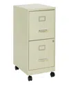 OSP HOME FURNISHINGS OFFICE STAR 26.75" 2 DRAWER MOBILE LOCKING METAL FILE CABINET