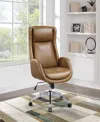 OSP HOME FURNISHINGS OFFICE STAR BLANCHARD OFFICE CHAIR IN NUTMEG LEATHERETTE UPHOLSTERY