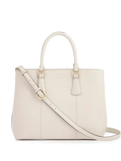 Osprey Adaline Leather Tote Bag In Brown