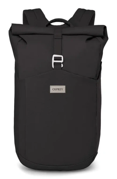 Osprey Arcane 24l Roll Top Backpack In Black