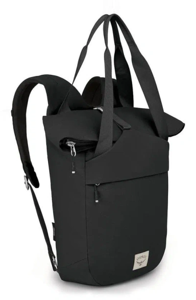 Osprey Arcane™ Recycled Polyester Hybrid Tote Pack In Black