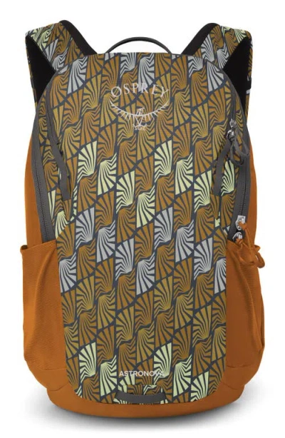 Osprey Astronova Laptop Backpack In Kazuma Print Toffee Orange