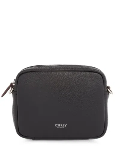 Osprey Chiswick Leather Crossbody Bag In Black