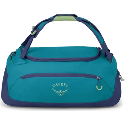 Osprey Daylite 30-liter Duffle Bag In Blue Spikemoss/alkaline