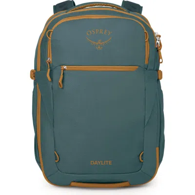 Osprey Daylite 35-liter Travel Carry-on Backpack In Torrent Blue-barley Brown