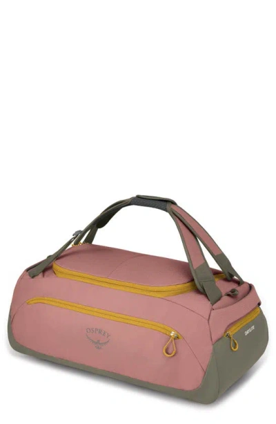Osprey Daylite 45l Duffle Bag In Ash Blush Pink/ Earl Grey