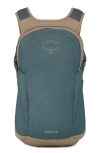 Osprey Daylite Backpack In Cascade Blue/latte Brown