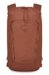Osprey Daylite Cinch Backpack In Brown