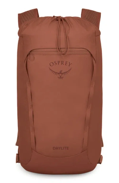 Osprey Daylite Cinch Backpack In Brown