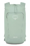 Osprey Daylite Cinch Backpack In Frosty Mint