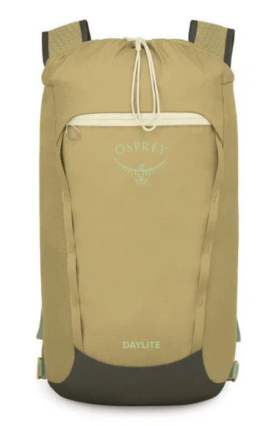 Osprey Daylite Cinch Backpack In Gravel Tan Multi