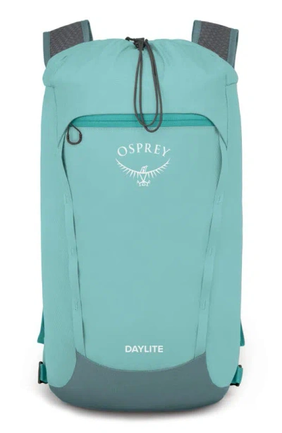 Osprey Daylite Cinch Backpack In Jetstream Blue/ Cascade Blue