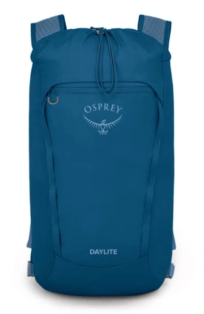 Osprey Daylite Cinch Backpack In Night Shift Blue