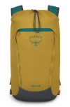 Osprey Daylite Cinch Backpack In Tumbleweed Yellow