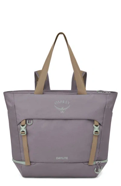 Osprey Daylite Large Tote Pack In Soundwave Grey/latte Brown