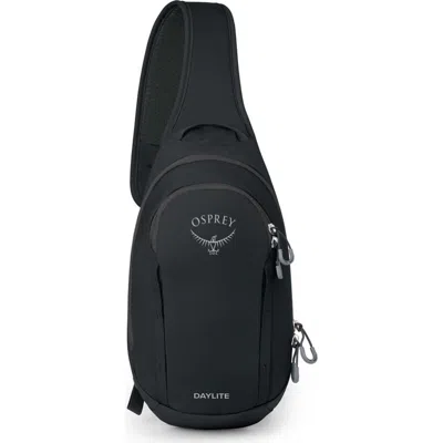 Osprey Daylite Water Repellent Sling Backpack In Black/black