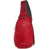 Osprey Daylite Water Repellent Sling Backpack In Cosmic Reddnu