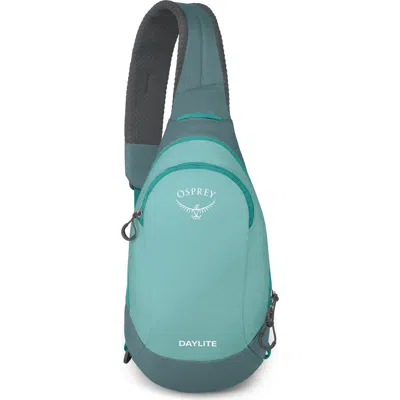 Osprey Daylite Water Repellent Sling Backpack In Jetstream Blue/cascade Blue