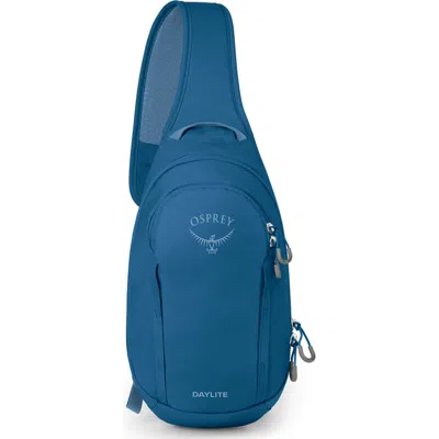 Osprey Daylite Water Repellent Sling Backpack In Night Shift Blue