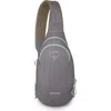 Osprey Daylite Water Repellent Sling Backpack In Soundwave Grey/latte Brown