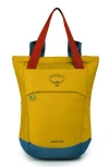 Osprey Daylite Water Repellent Tote Pack In Tumbleweed Yellow