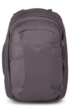 Osprey Fairview 55 Logo-print Backpack In Burgundy