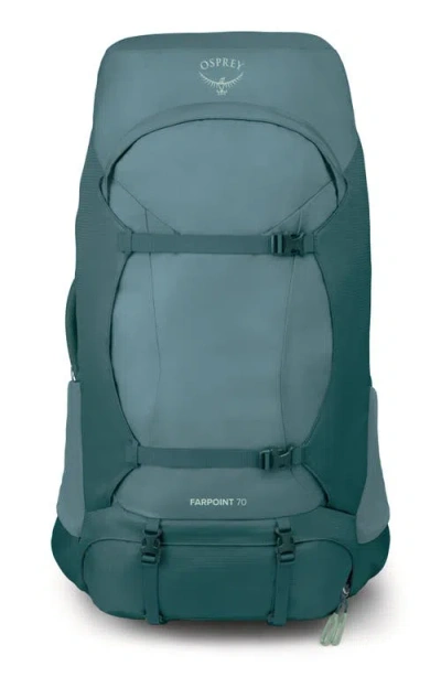 Osprey Farpoint Trek 70 Cascade Blue- In Green