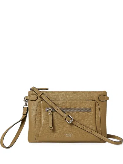 Osprey Grained-leather Cross-body Bag In Neutral