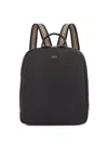 Osprey Grained-leather Striped-strap Backpack Bag In Brown