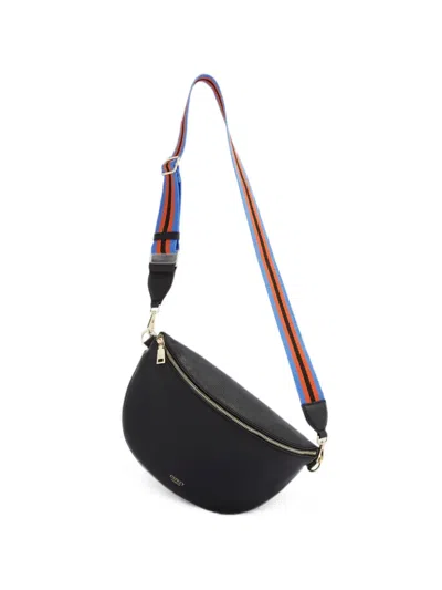 Osprey Hendrix Pebbled-leather Shoulder Bag In Black