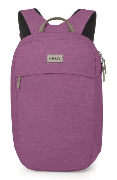 Osprey Large Arcane 21-liter Commuter Backpack In Shiso Purple Heather