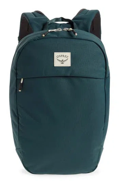 Osprey Large Arcane Recycled Polyester Commuter Backpack In Green