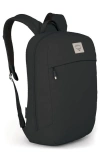 Osprey Large Arcane Recycled Polyester Commuter Backpack In Black