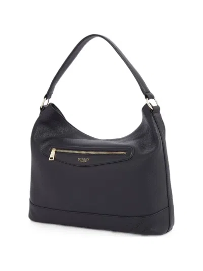 Osprey Large The Hendrix Pebbled Shoulder Bag In 블랙